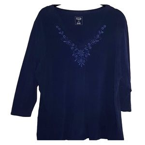 2x Navy Blue Tunic
